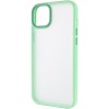 TPU+PC чехол для Apple iPhone 14 (6.1"") - Metal Buttons Мятный