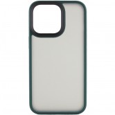 TPU+PC чохол Metal Buttons для Apple iPhone 14 (6.1") Зелений TPU+PC чохол Metal Buttons для Apple iPhone 14 (6.1") Зелений