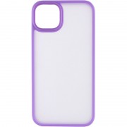 TPU+PC чехол для Apple iPhone 14 (6.1"") - Metal Buttons Сиреневый