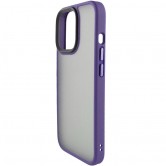 TPU+PC чохол Metal Buttons для Apple iPhone 14 (6.1") Темно-фіолетовий TPU+PC чохол Metal Buttons для Apple iPhone 14 (6.1") Темно-фіолетовий