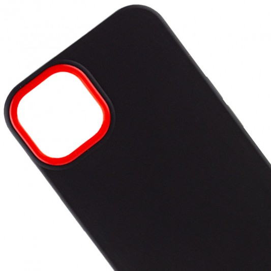 Чохол TPU+PC Bichromatic для Apple iPhone 13 (6.1") Black / Red - зображення 1 