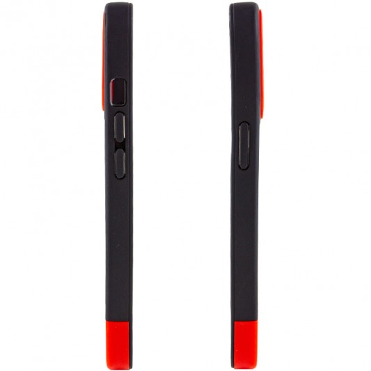 Чохол TPU+PC Bichromatic для Apple iPhone 13 (6.1") Black / Red - зображення 2 