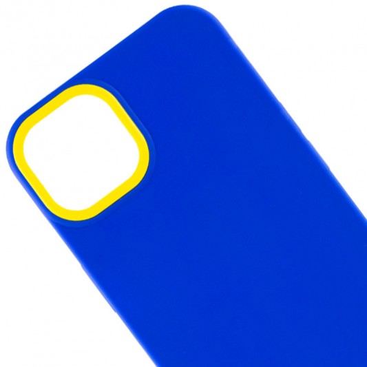 Чохол TPU+PC Bichromatic для Apple iPhone 13 (6.1") Navy Blue / Yellow - зображення 1 