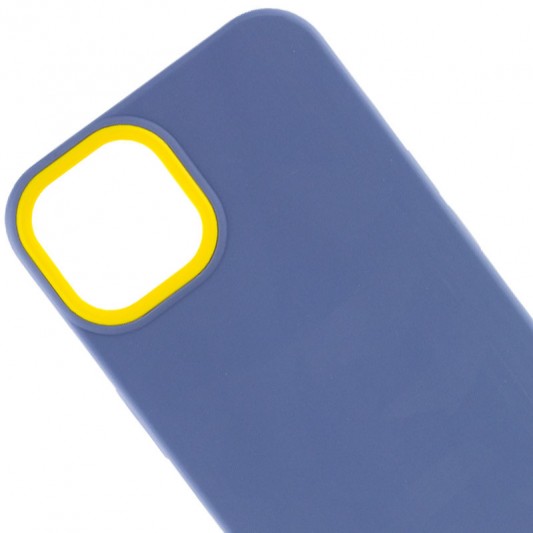 Чохол TPU+PC Bichromatic для Apple iPhone 13 (6.1") Blue / Yellow - зображення 1 