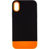 Чехол TPU+PC Bichromatic для Apple iPhone X / XS (5.8"") Black / Orange