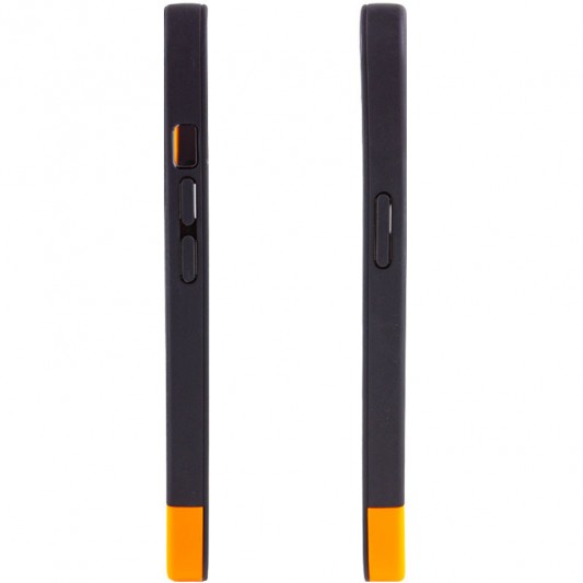 Чохол TPU+PC Bichromatic для Apple iPhone X / XS (5.8") Black / Orange - зображення 2 