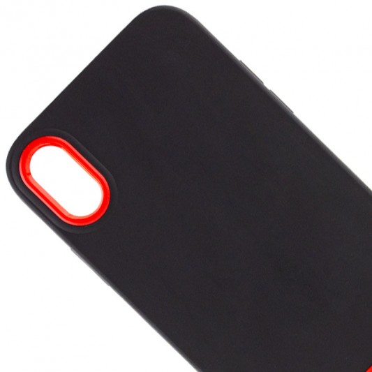 Чохол TPU+PC Bichromatic для Apple iPhone X / XS (5.8") Black / Red - зображення 1 