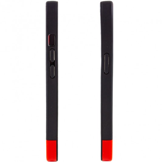 Чохол TPU+PC Bichromatic для Apple iPhone X / XS (5.8") Black / Red - зображення 2 