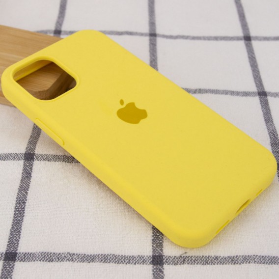 Чохол для Apple iPhone 14 (6.1"") - Silicone Case Full Protective (AA) Жовтий / Yellow
