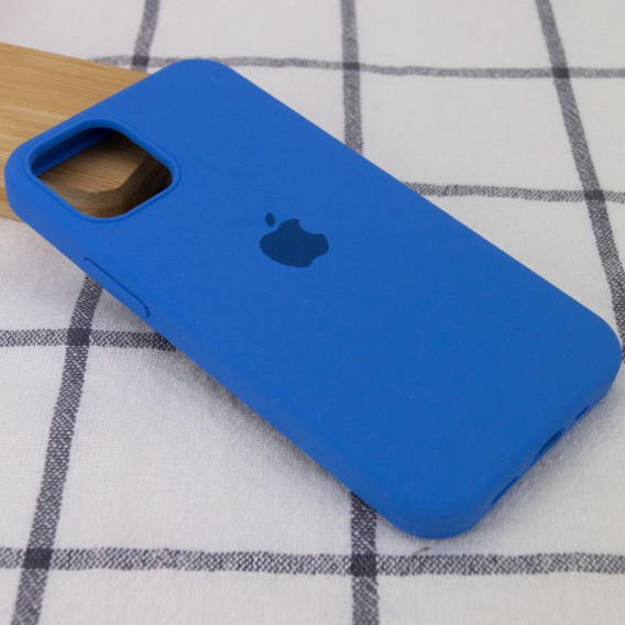 Чохол для Apple iPhone 14 (6.1"") - Silicone Case Full Protective (AA) Синій / Royal blue