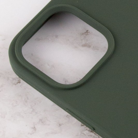 Чохол Silicone Case Full Protective (AA) для Apple iPhone 14 Plus (6.7") Зелений / Cyprus Green - зображення 2 