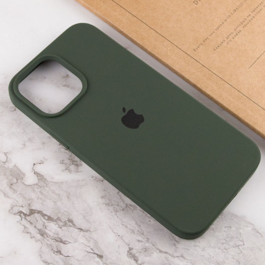 Чохол Silicone Case Full Protective (AA) для Apple iPhone 14 Plus (6.7") Зелений / Cyprus Green - зображення 3 