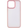 TPU+PC чехол для Apple iPhone 14 Pro (6.1"") - Metal Buttons Розовый