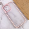 TPU+PC чехол для Apple iPhone 14 Pro (6.1"") - Metal Buttons Розовый