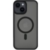 TPU+PC чохол для Apple iPhone 14 (6.1"") - Metal Buttons with MagSafe Чорний