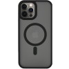 TPU+PC чохол для Apple iPhone 14 Pro (6.1"") - Metal Buttons with MagSafe Чорний