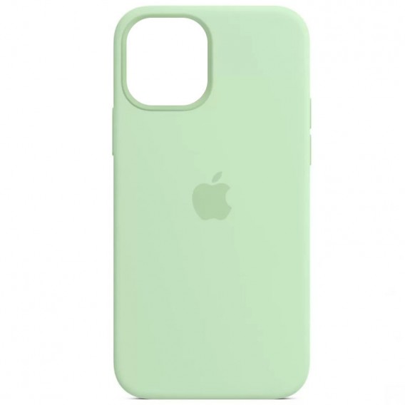 Чехол для Apple iPhone 14 Plus (6.7"") - Silicone Case Full Protective (AA) Зеленый / Pistachio