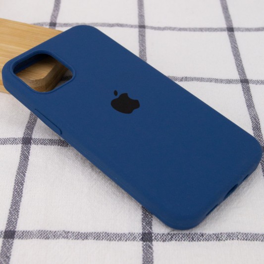 Чохол Silicone Case Full Protective (AA) для Apple iPhone 14 Plus (6.7") Синій / Navy Blue - зображення 1 