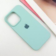 Чехол для Apple iPhone 14 Pro (6.1"") - Silicone Case Full Protective (AA) Бирюзовый / Beryl