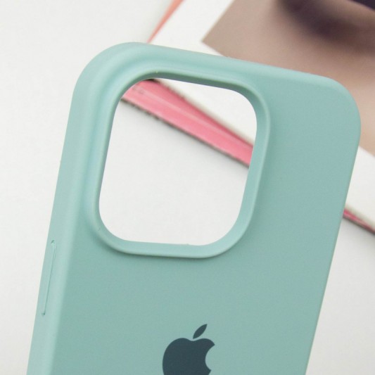 Чехол Silicone Case Full Protective (AA) для Apple iPhone 14 Pro (6.1") Бирюзовый / Beryl - изображение 2