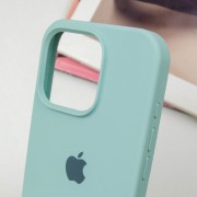 Чехол для Apple iPhone 14 Pro (6.1"") - Silicone Case Full Protective (AA) Бирюзовый / Beryl