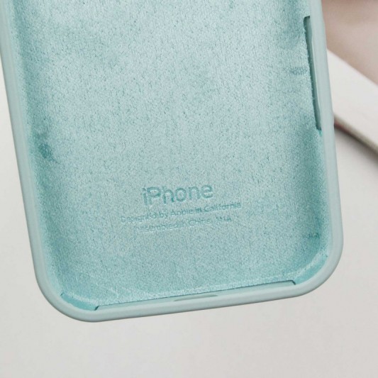 Чехол Silicone Case Full Protective (AA) для Apple iPhone 14 Pro (6.1") Бирюзовый / Beryl - изображение 5