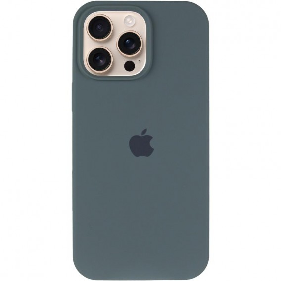 Чехол Silicone Case Full Protective (AA) для Apple iPhone 14 Pro (6.1 дюйма) Зеленый / Cactus