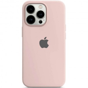 Чехол Silicone Case Full Protective (AA) для Apple iPhone 14 Pro (6.1") Розовый / Chalk Pink