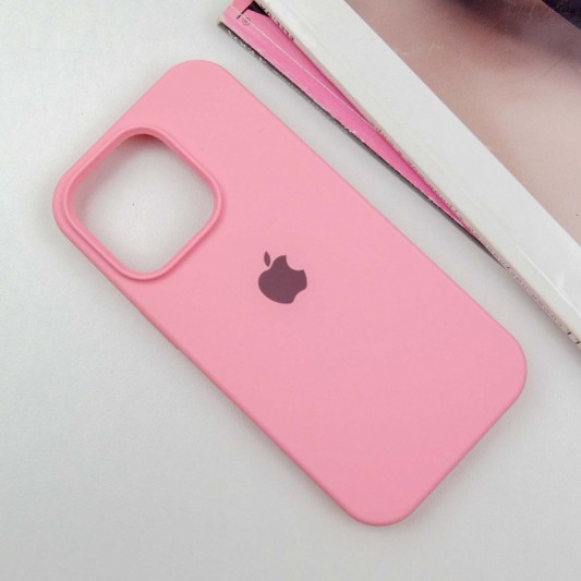 Чохол Silicone Case Full Protective (AA) для Apple iPhone 14 Pro (6.1") Рожевий / Pink - зображення 1 