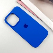 Чехол для Apple iPhone 14 Pro (6.1"") - Silicone Case Full Protective (AA) Синий / Capri Blue