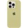 Чехол Silicone Case Full Protective (AA) для Apple iPhone 14 Pro Max (6.7") Желтый / Mellow Yellow