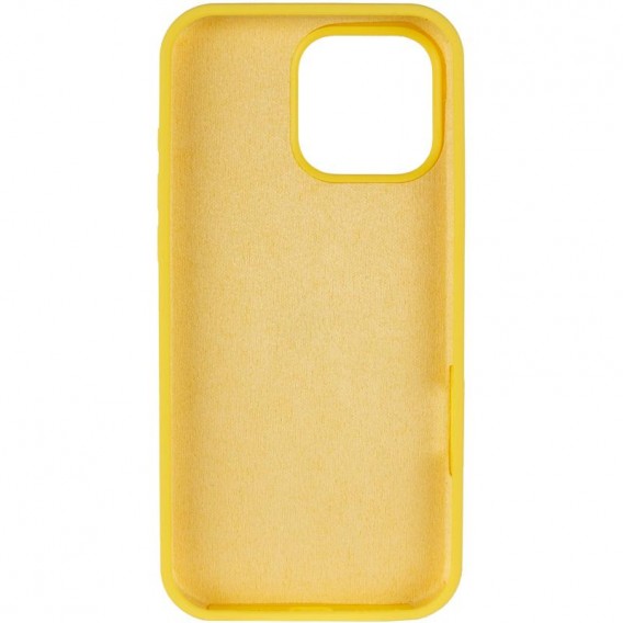 Чохол Silicone Case Full Protective (AA) для Apple iPhone 14 Pro Max (6.7") Жовтий / Yellow