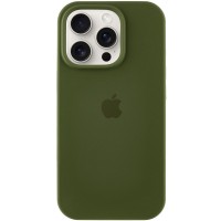 Чохол Silicone Case Full Protective (AA) для Apple iPhone 14 Pro Max (6.7") Зелений / Dark Olive