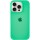 Чехол Silicone Case Full Protective (AA) для Apple iPhone 14 Pro Max (6.7") Зеленый / Spearmint