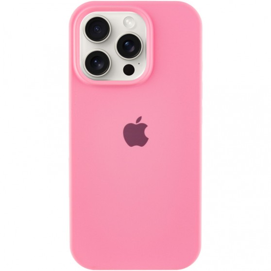 Чехол Silicone Case Full Protective (AA) для Apple iPhone 14 Pro Max (6.7") Розовый / Pink