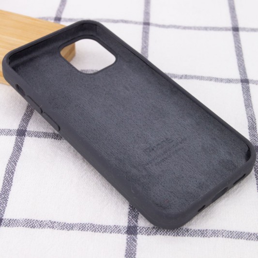 Чехол Silicone Case Full Protective (AA) для Apple iPhone 14 Pro Max (6.7") Серый / Dark Gray - изображение 2