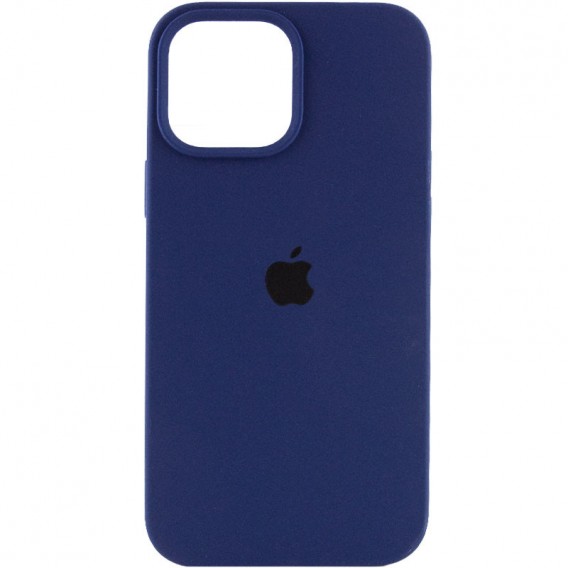 Чохол для Apple iPhone 14 Pro Max (6.7"") - Silicone Case Full Protective (AA) Синій / Deep navy