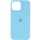 Чехол Silicone Case Full Protective (AA) для Apple iPhone 14 Pro Max (6.7") Бирюзовый / Swimming pool