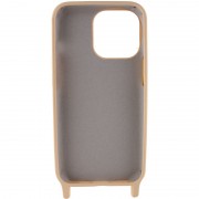 Чехол для Apple iPhone 13 (6.1"") - TPU two straps California Бежевый / Beige
