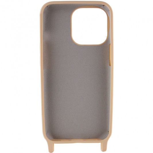 Чехол TPU two straps California для Apple iPhone 13 (6.1") Бежевый / Beige - изображение 3
