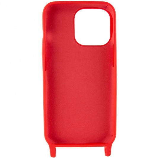 Чехол TPU two straps California для Apple iPhone 13 (6.1") Красный - изображение 3