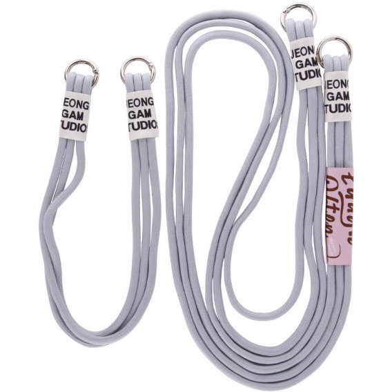 Чохол для Apple iPhone 13 (6.1"") - TPU two straps California Сірий / Stone