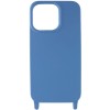 Чехол для Apple iPhone 13 (6.1"") - TPU two straps California Синий / Cosmos blue