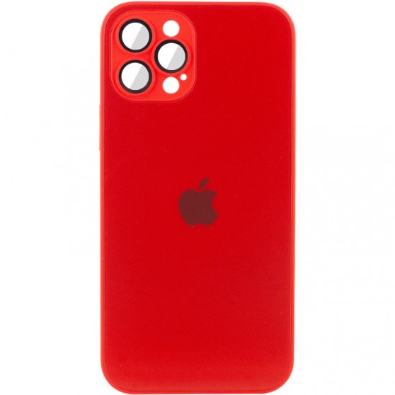 Чохол для Apple iPhone 12 Pro Max (6.7"") - TPU+Glass Sapphire matte case Cola Red
