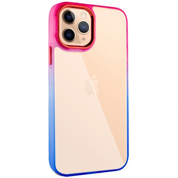 Чехол для Apple iPhone 11 Pro Max (6.5"") - TPU+PC Fresh sip series Синий / Розовый