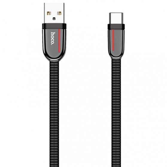 Дата кабель Hoco U74 "Grand" Type-C (1.2m) Черный