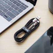 USB кабель зарядки Hoco U74 ""Grand"" Type-C (1.2m) Черный