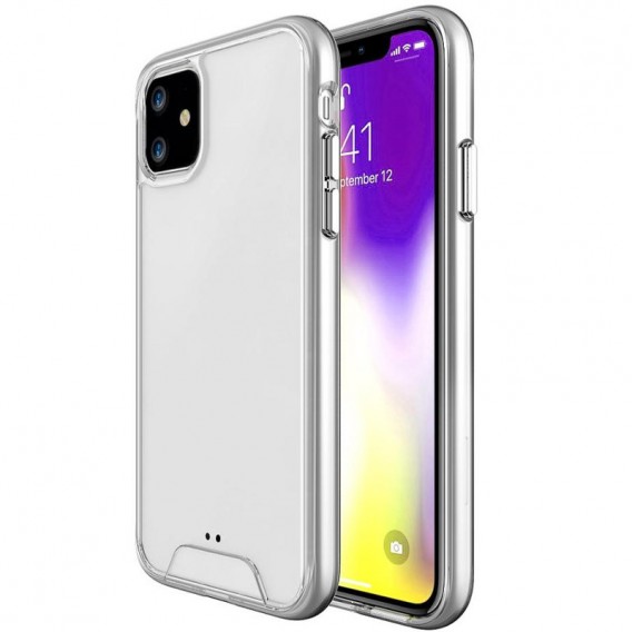 Чехол для Apple iPhone 11 (6.1"") - TPU Space Case transparent Прозрачный