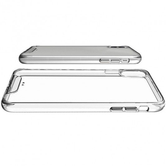 Чехол TPU Space Case transparent для Apple iPhone X / XS (5.8") Прозрачный - изображение 3