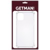 TPU Чехол для Apple iPhone 11 (6.1"") - GETMAN Ease logo усиленные углы Бесцветный (прозрачный)